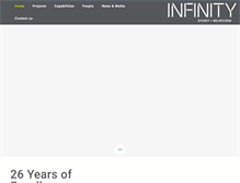 Tablet Screenshot of infinity.net.au